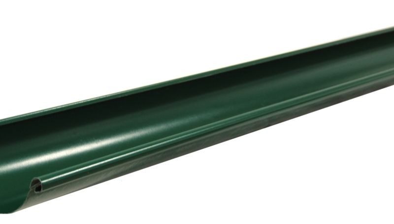 Жёлоб полукруглый Ф-125 (RAL-6005) 3м РЕ ЗЕЛЕНЫЙ