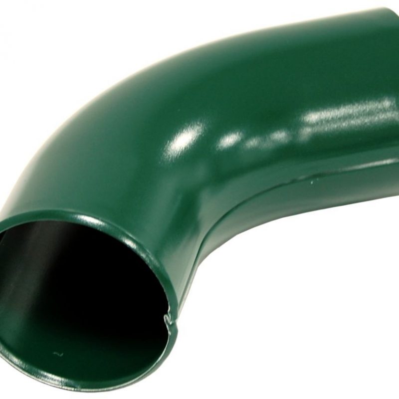 Колено стока Ф-90 (RAL-6005) РЕ ЗЕЛЕНЫЙ