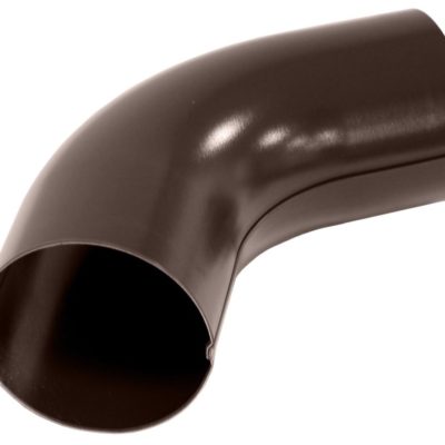 Колено Ф-90 (RAL-8017) РЕ КОРИЧ
