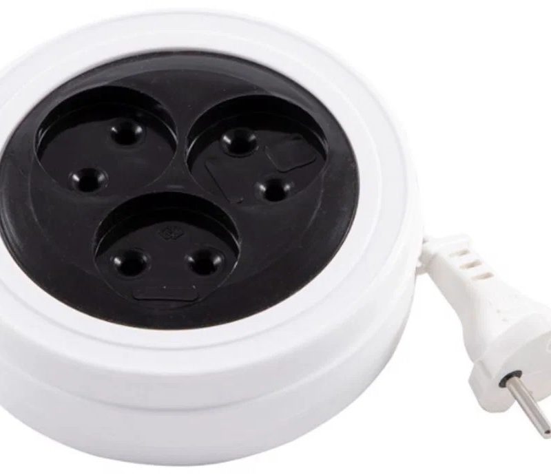 Удлинитель сетевой "РУЛЕТКА" 3 розетки 3 м б/з