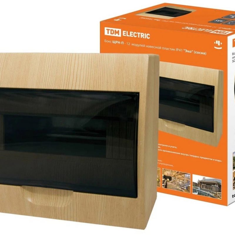 Бокс ЩРН-П-12модулей навесной пластикIP40TDM