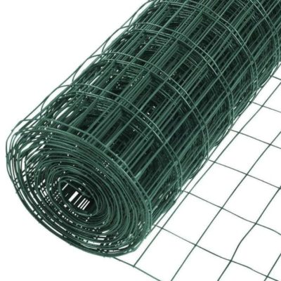 СЕТКА СВАРНАЯ В РУЛОНЕ ПВХ 1