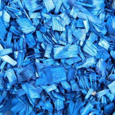 Щепа декоративная Голубая 60л.