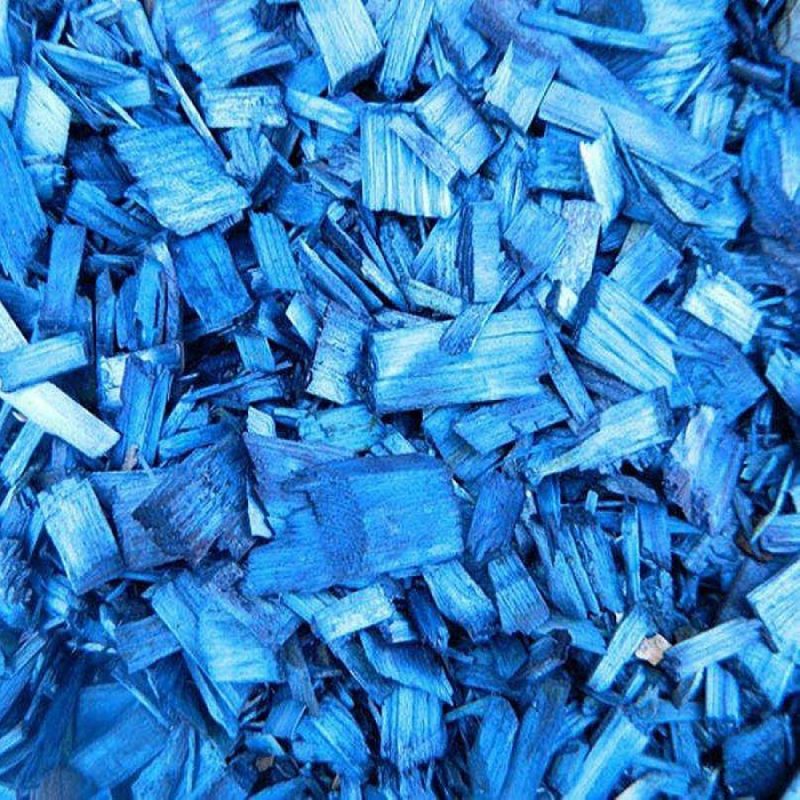 Щепа декоративная Голубая 60л.