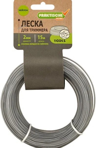 Леска для триммера с сердечником спираль (15м)д-2