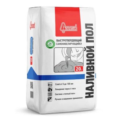 Пол наливной СТАРАТЕЛИ 20 кг Быстротвердеющий