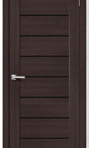 Дверь ЭКО Браво-22 Wenge Melinga Black Star 200*70