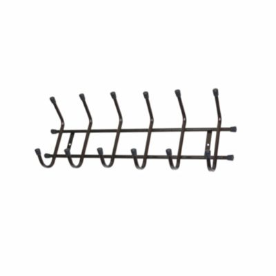 ВЕШАЛКА КОРИЧ. (МЕТАЛЛ) 6 КРЮЧКОВ