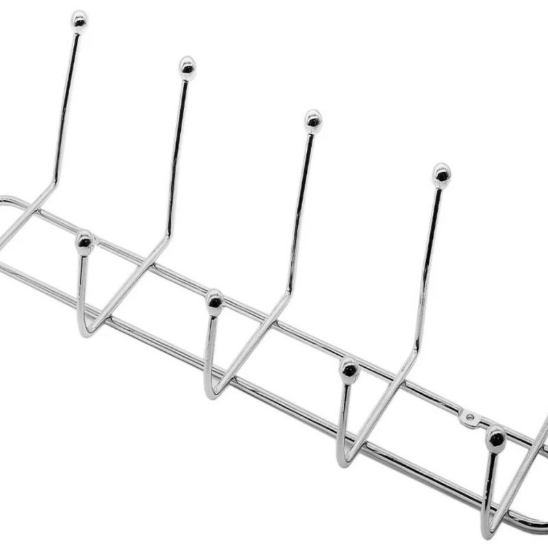 ВЕШАЛКА КОРИЧ. (МЕТАЛЛ) 5 КРЮЧКОВ