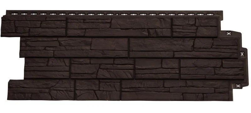 GL Панель фасадная Сланец Коричневый (975*395 мм)