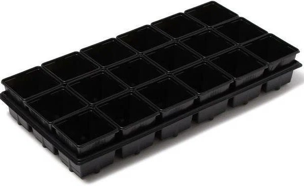 Набор для рассады:стакан 320мл-18 шт.+поддон