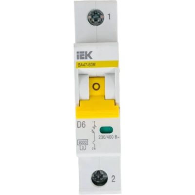 Автомат 1Р 6А IEK