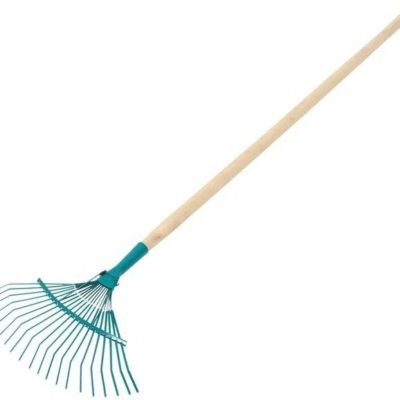 Грабли веерные 20-зубые с металлич. черенком