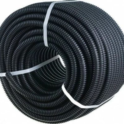 Труба гофрированная 20 мм ЧЕРНАЯ (бухта 100 м)