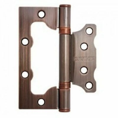 Петля Аллюр 2 шт 100*75 2ВВ АС золото без врезки