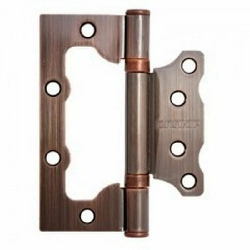 Петля Аллюр 2 шт 100*75 2ВВ АС золото без врезки