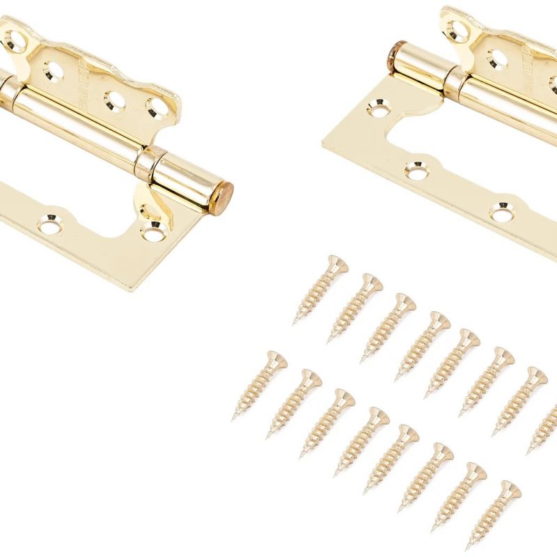 Петля Аллюр 2 шт. 100*75 2ВВ ВР латунь без врезки