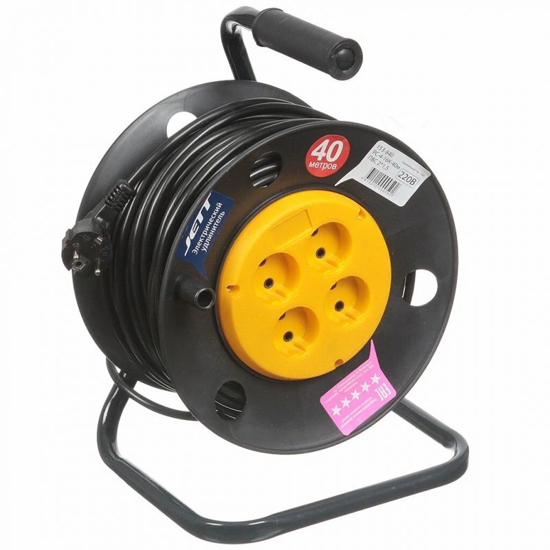 Удлинитель 4р*40м КАТУШКА (2*1