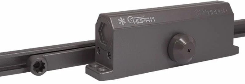 Доводчик НОРА-М №4S (от 70 до 110 кг) серебро