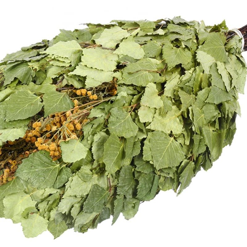 Веник березовый с пижмой