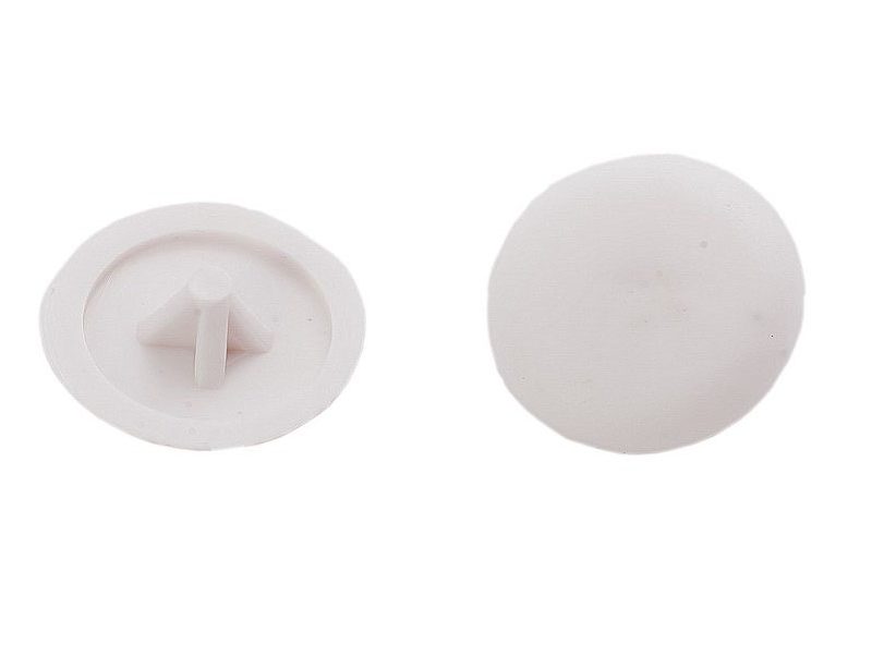 Заглушка №2 мебельная (белая)