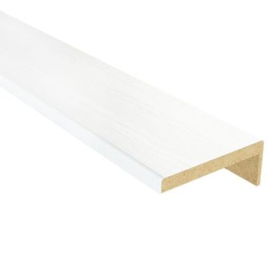 Наличник телескоп МДФ 2150*70*8 WHITE Ash FD