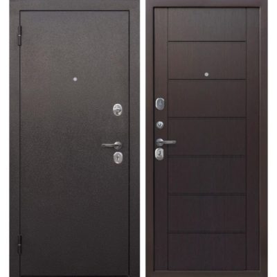 ДВЕРЬ МЕТ. ГАРДА 7 СМ ТЕМНЫЙ КИПАРИС (960 ММ) ЛЕВАЯ