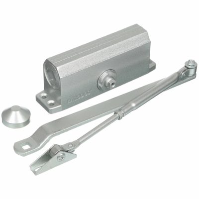 Доводчик дверной TRODOS (до 100 кг) серебро