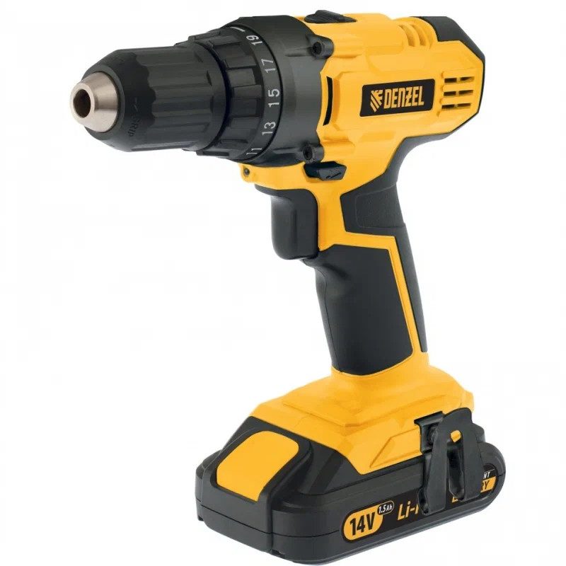 CDL-IB-14-02 Дрель-шуруповерт аккум. 14В 2 аккум.//DENZEL