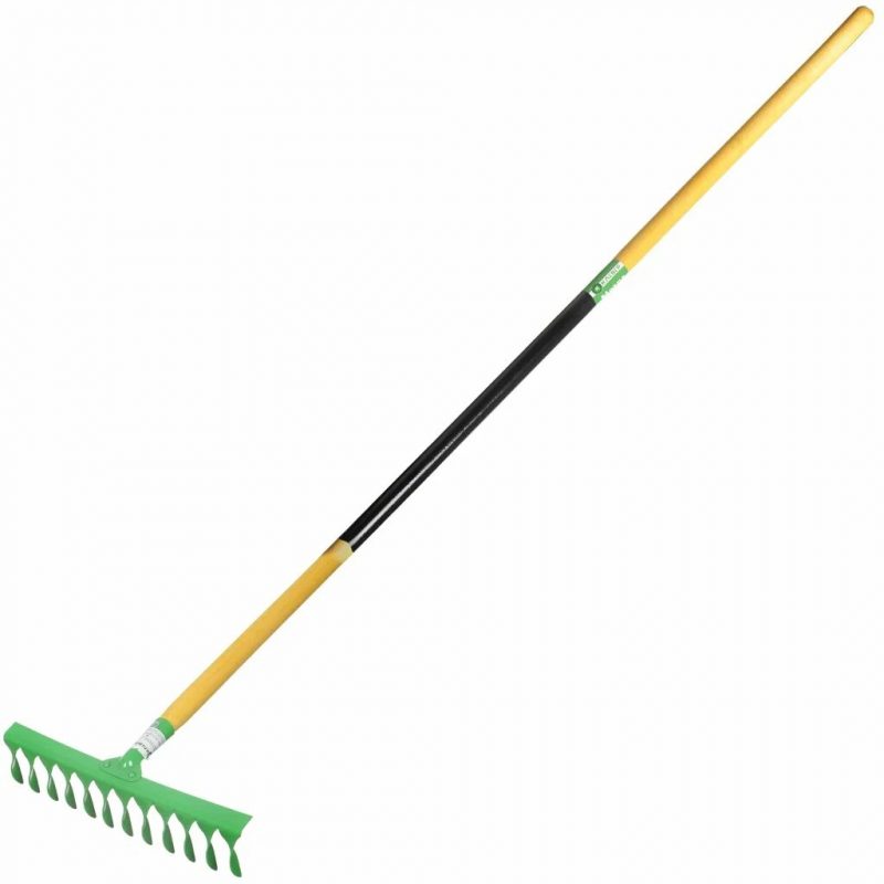 Грабли 12-ти зубые с окраш черенком КЛЕВЕР СП
