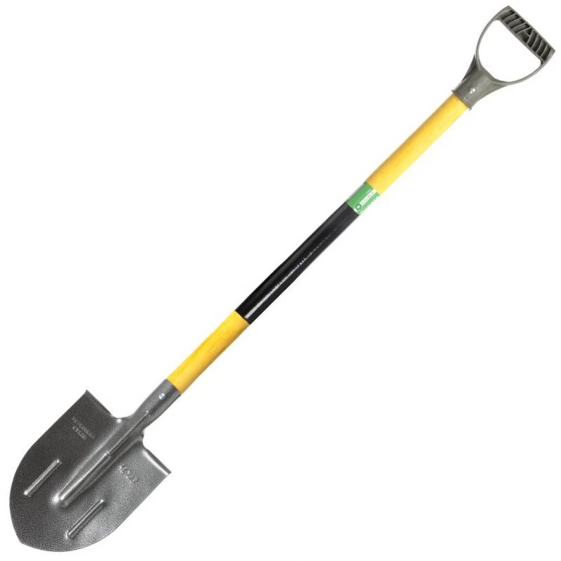 Лопата для сыпучих грузов с окр.черенком и V-ручка КЛЕВЕР