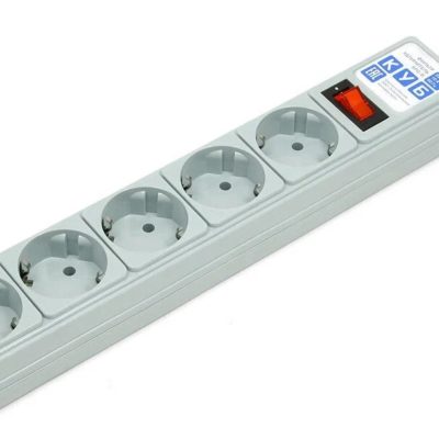 Удлинитель на рамке PowerCube 5 розеток 3х1 мм