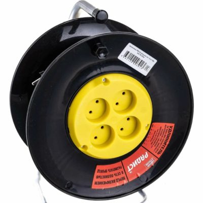 Удлинитель на катушке 4*10 м (ПВС 2*0