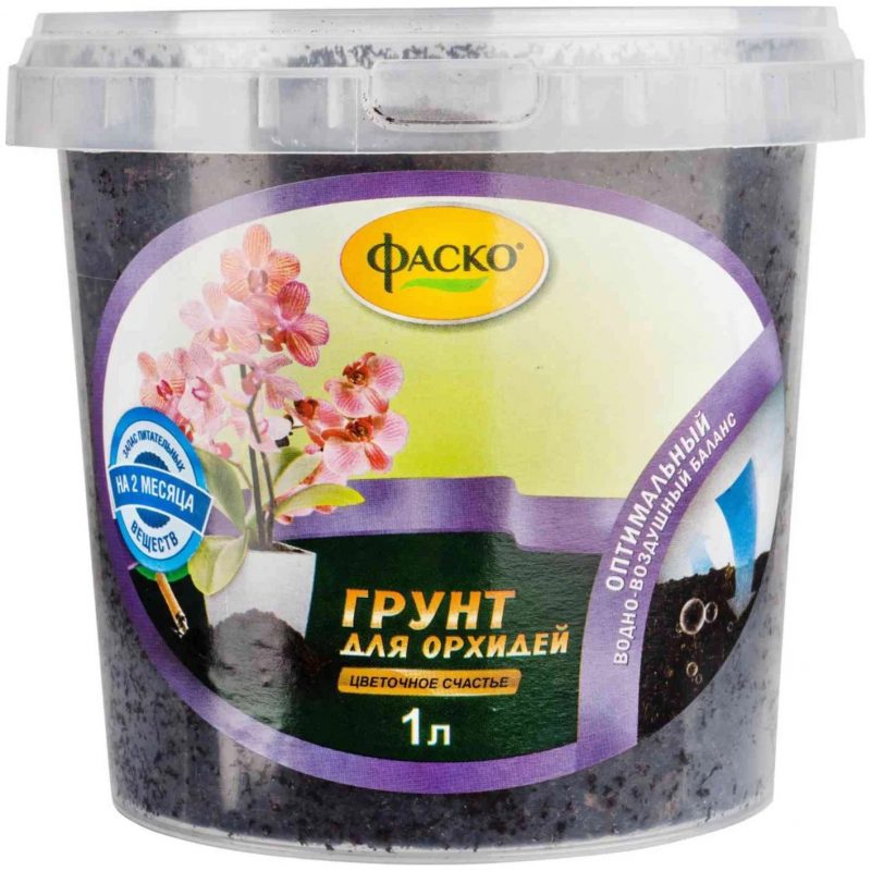 Грунт Цветочное Счастье для орхидей 1 л