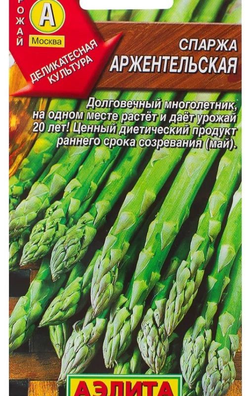 Семена Спаржа Аржентельская