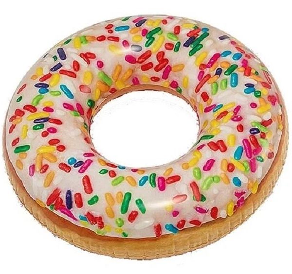 Круг надувной 114*99см "Пончик" от трех лет