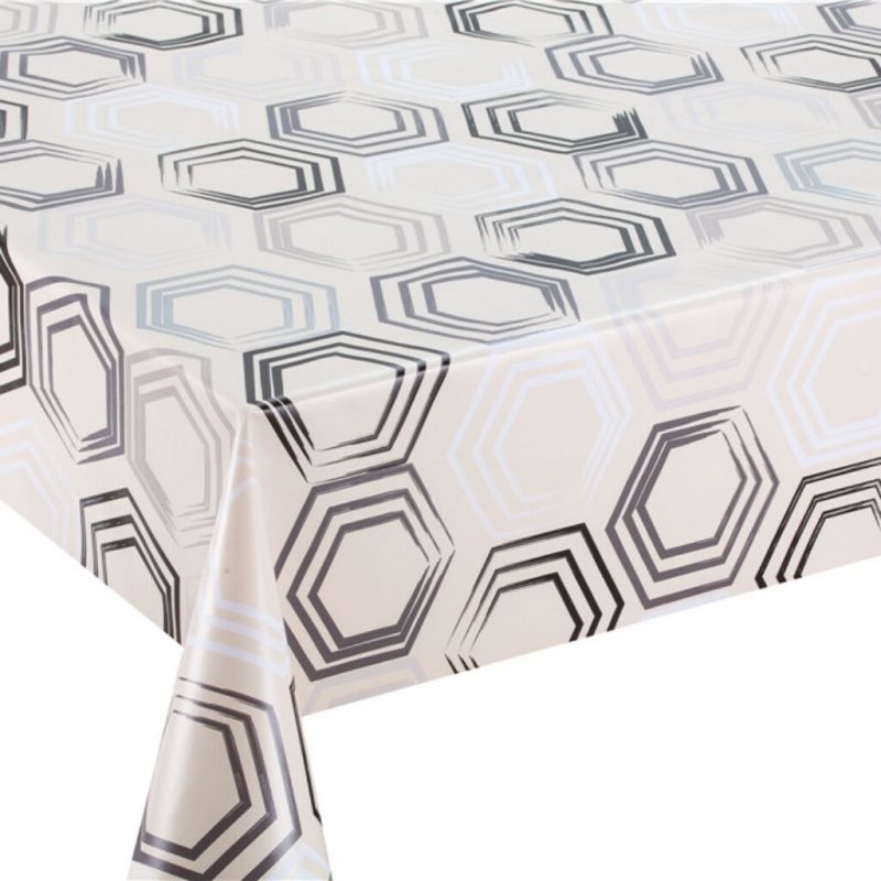 Клеенка стол Сильвано Прозрачная 1