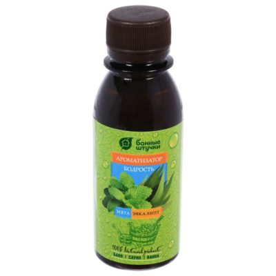 Ароматизатор 120мл. "БОДРОСТЬ" "Эвкалипт+Мята"
