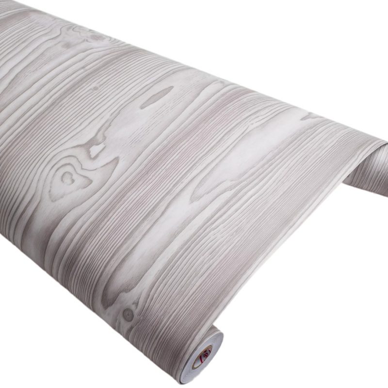 Пленка самоклеящ. 45 см*8 м Дерево серое