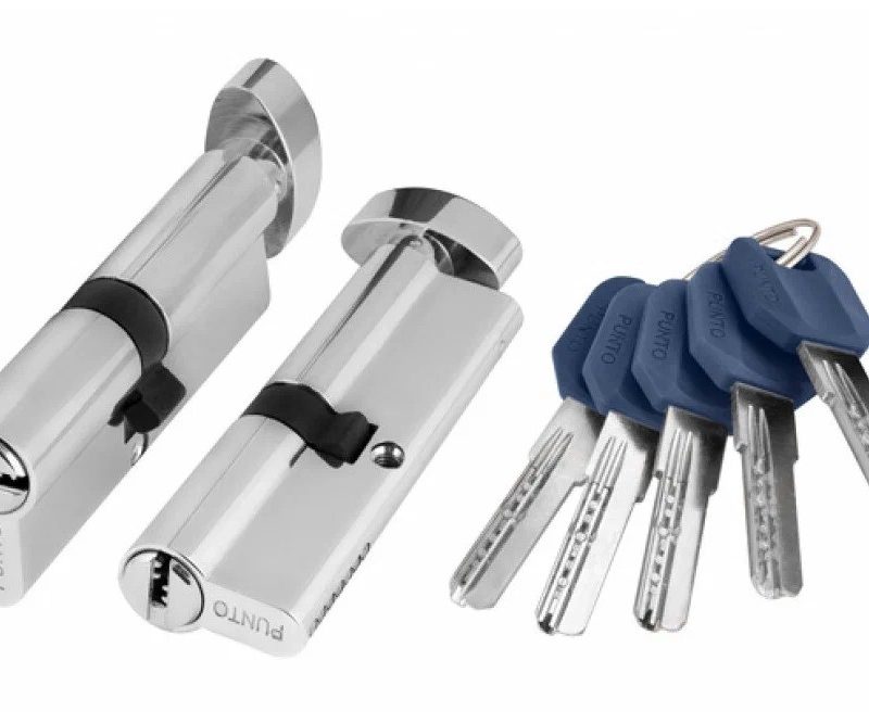 Цилиндровый механизм с вертушкой Z402/60 CP хром 5 кл.