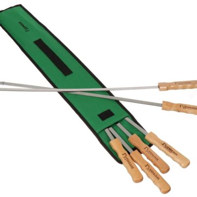 Набор шампуров ГУРМАН 6 шт. 600 мм нерж.