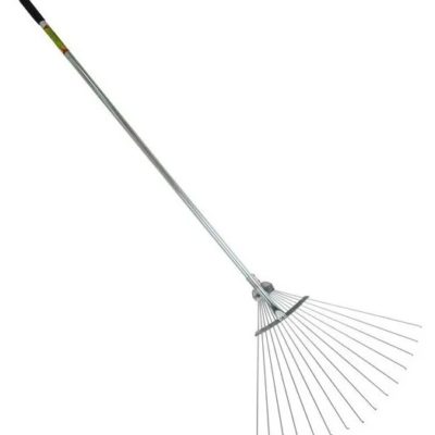 Грабли витые 12 зуб. нержавеющая сталь с черенком