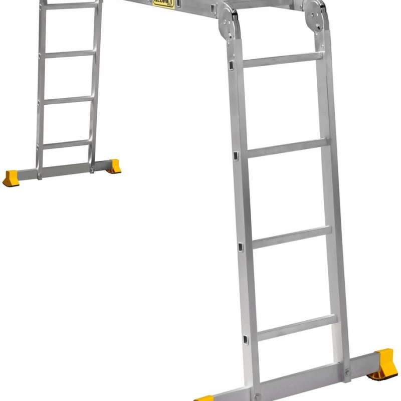 Лестница-трансформер шарнирная 4 секц. по 4 ступ."АЛЮМЕТ"