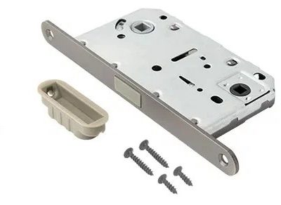 Защелка врезная Code Deco язычок пластик. графит