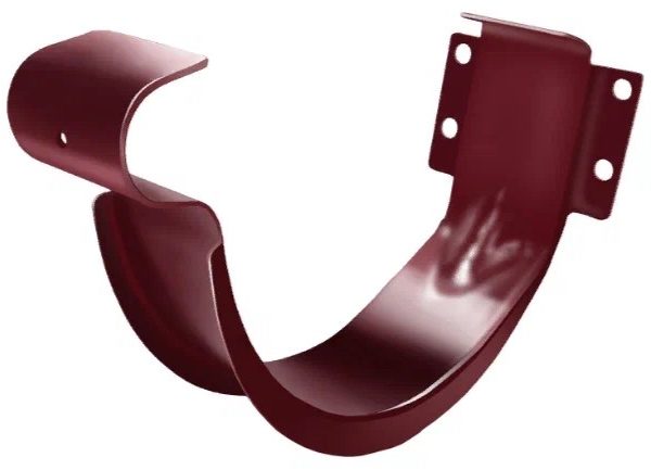 Крепеж жёлоба (RAL-3005 вишневый)