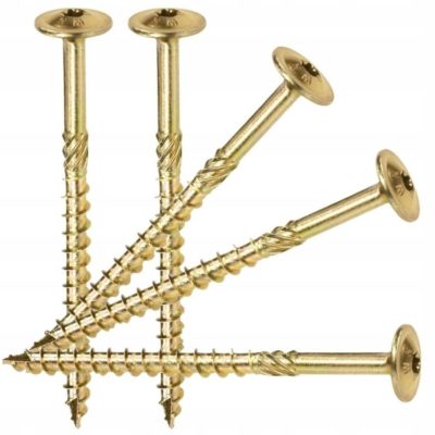 Шуруп конструкционный для дерева с прессшайбой 10