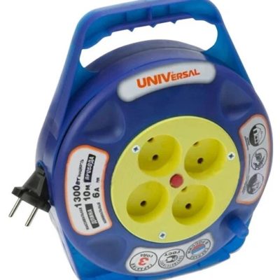 Удлинитель на катушке 4*15 м ПВС 2*0