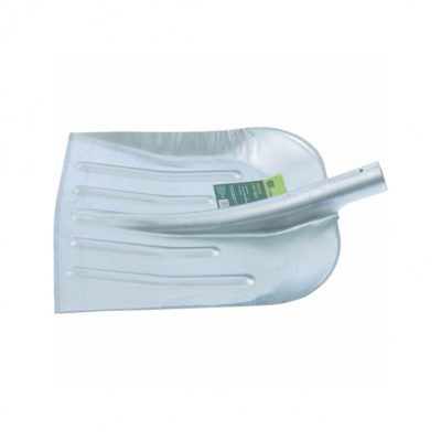 Лопата для уборки снега стальная оцинков. 330*365 с черенком//Сибртех