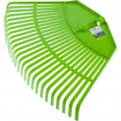 Грабли веерные пластик. 26 зуб. с черенком