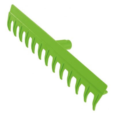 Грабли пластик. 430 мм 13 прямых зубьев с/черенком //Сибртех